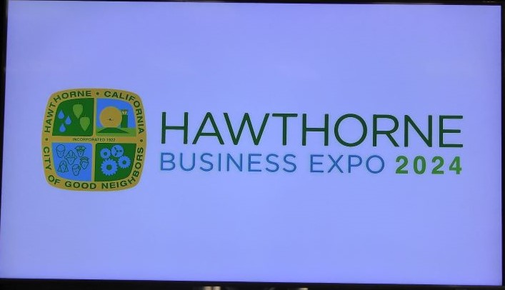 Hawthorne Business Expo signage: Photo Credit, Ricky Richardson