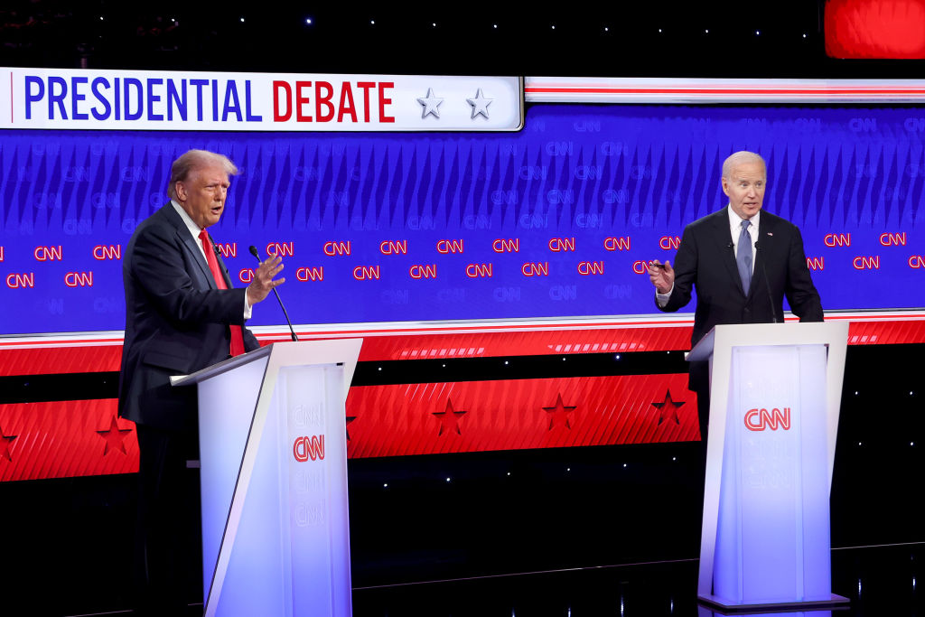 Donald Trump And Joe Biden Participate In First Presidential Debate