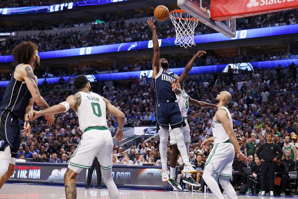 Dallas Mavs game 4 of 2024 NBA Finals (Peter Casey-USA TODAY Sports-Reuters via CNN Newsource) 