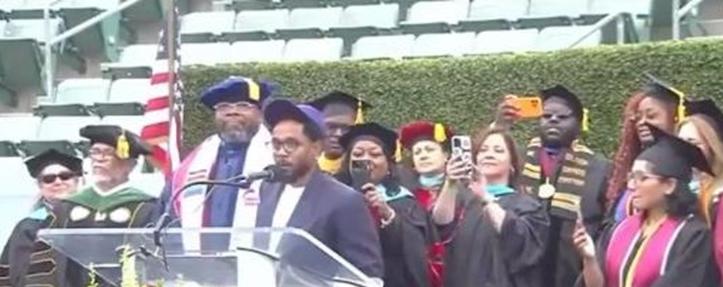 Kendrick Lamar at Compton College - screenshot