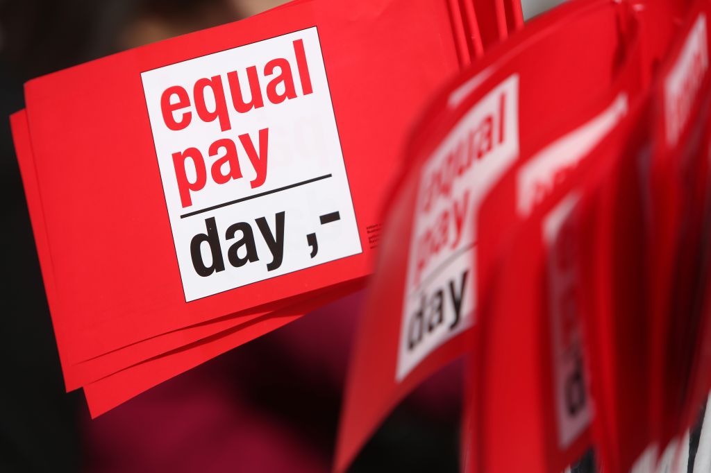 'Equal Pay Day' Protesters Demand Equal Pay For Women