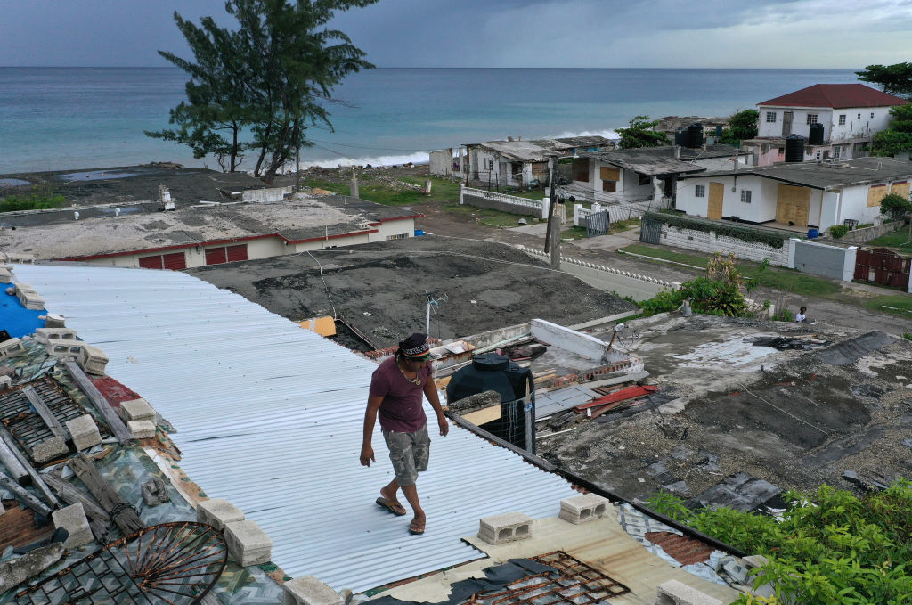 Hurricane Beryl Lashes Over Jamaica