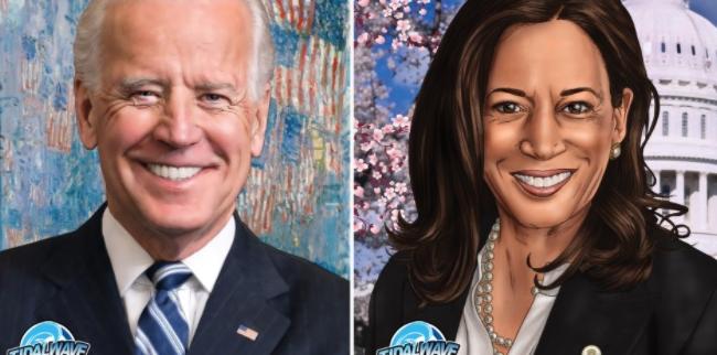 Biden - Harris (illustrated)