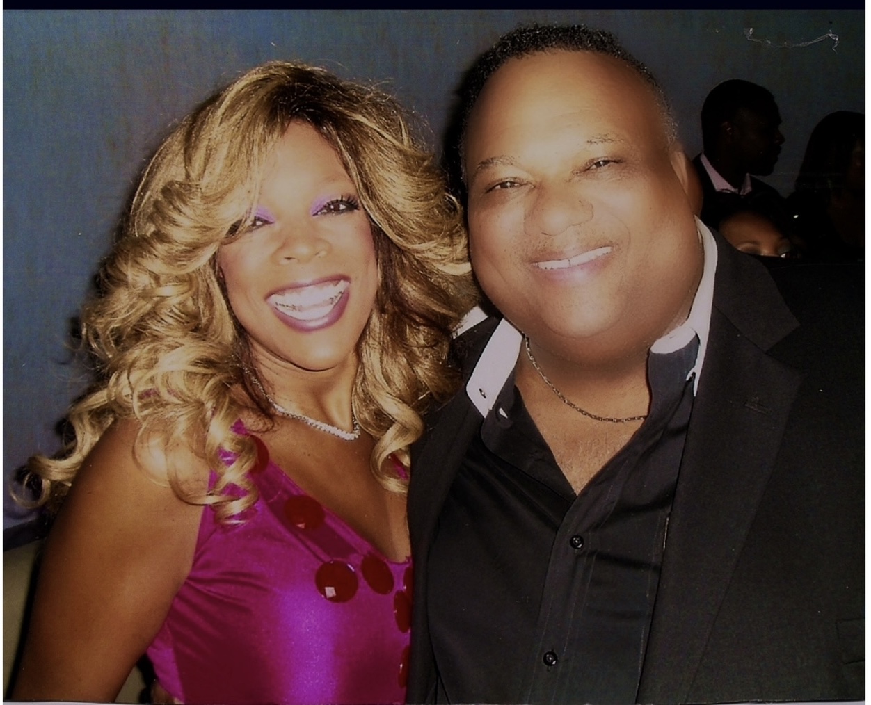 Legends Vinny Brown and Wendy Williams during their New York City Radio days (Photo Courtesy of Vinny Brown Collection)