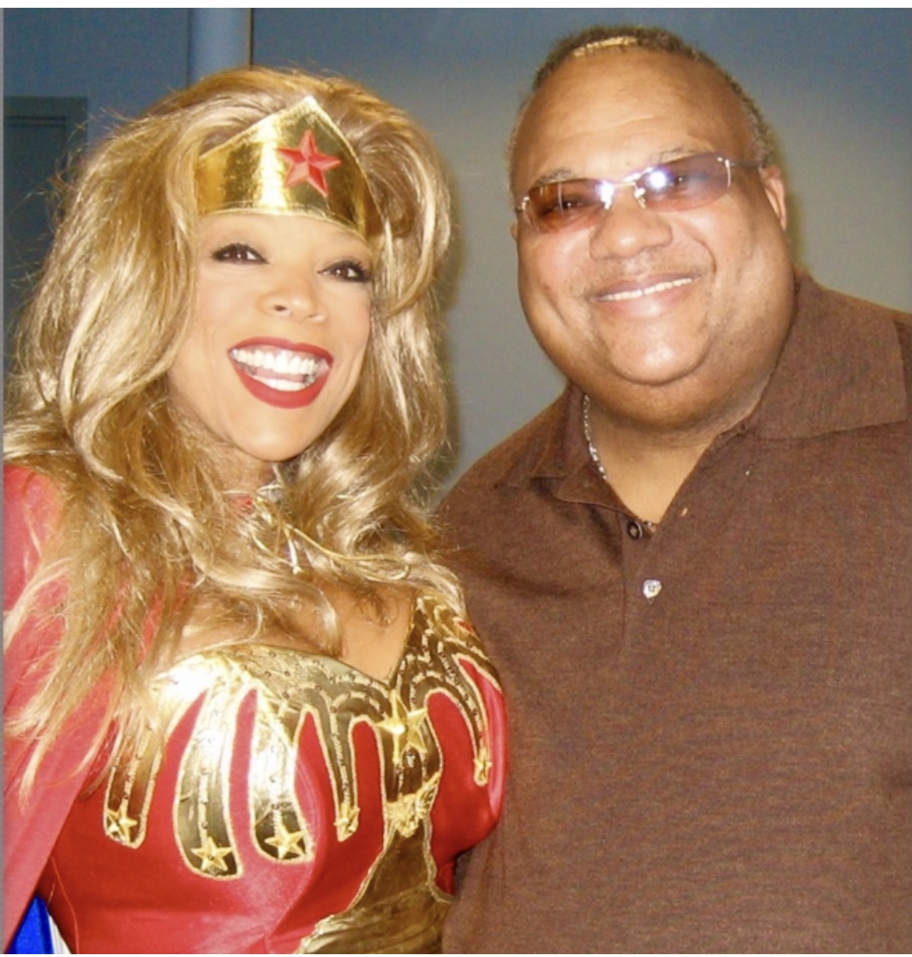 Legends Vinny Brown and Wendy Williams during their New York City Radio days (Photo Courtesy of Vinny Brown Collection)