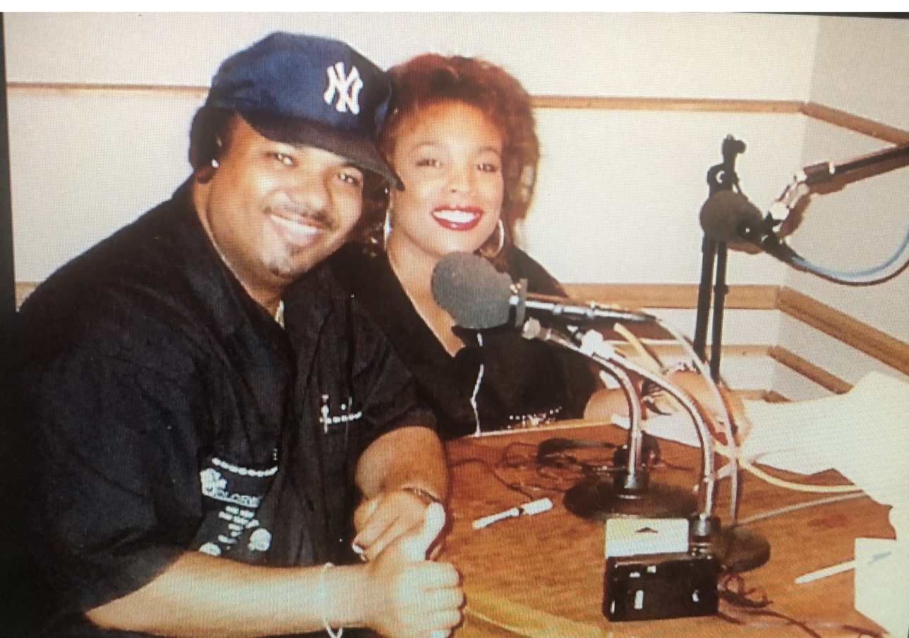 Vinny Brown and Wendy Williams in the studio (Photo Courtesy of Vinny Brown)