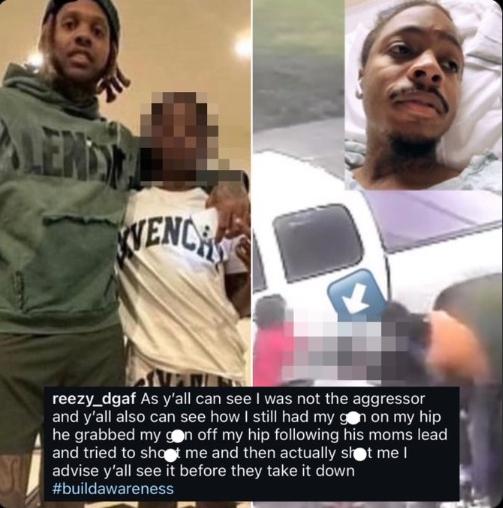 Lil Durk’s Son Allegedly Shoots Stepfather / Lil Durk, son and Joshua Pippens - via X/Twitter screenshot