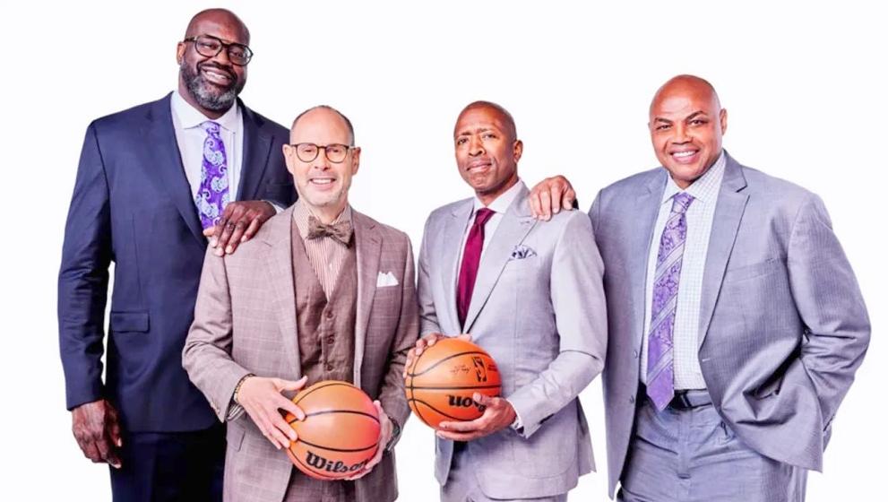 Charles Barkley: NBA values money over fans, rejected TNT's offer // Shaquille O'Neal, Ernie Johnson, Kenny Smith and Charles Barkley of 'Inside the NBA' COURTESY WARNER BROS DISCOVERY SPORTS