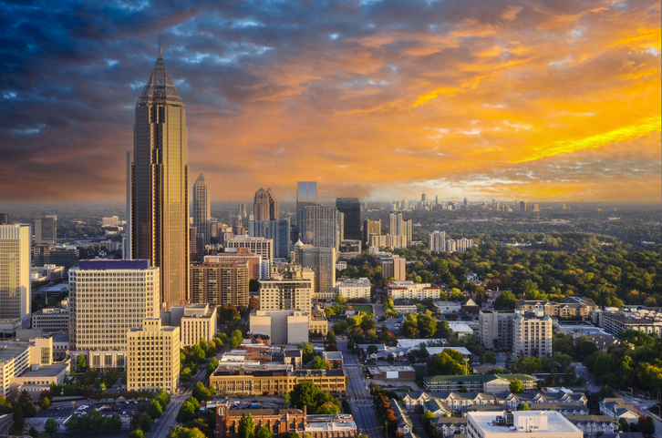 Skyline of Atlanta, Georgia