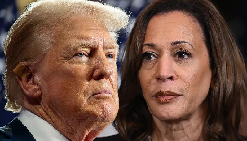 VP Harris reveals tax cuts for 100M+ middle & lower-incomers // Donald Trump - Kamala Harris (Getty composite)