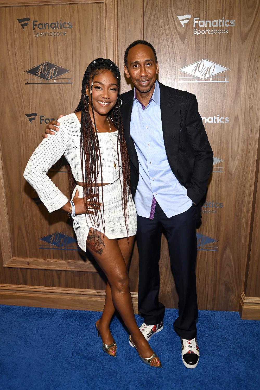 Fanatics 2024 - Tiffany Haddish and Stephen A Smith