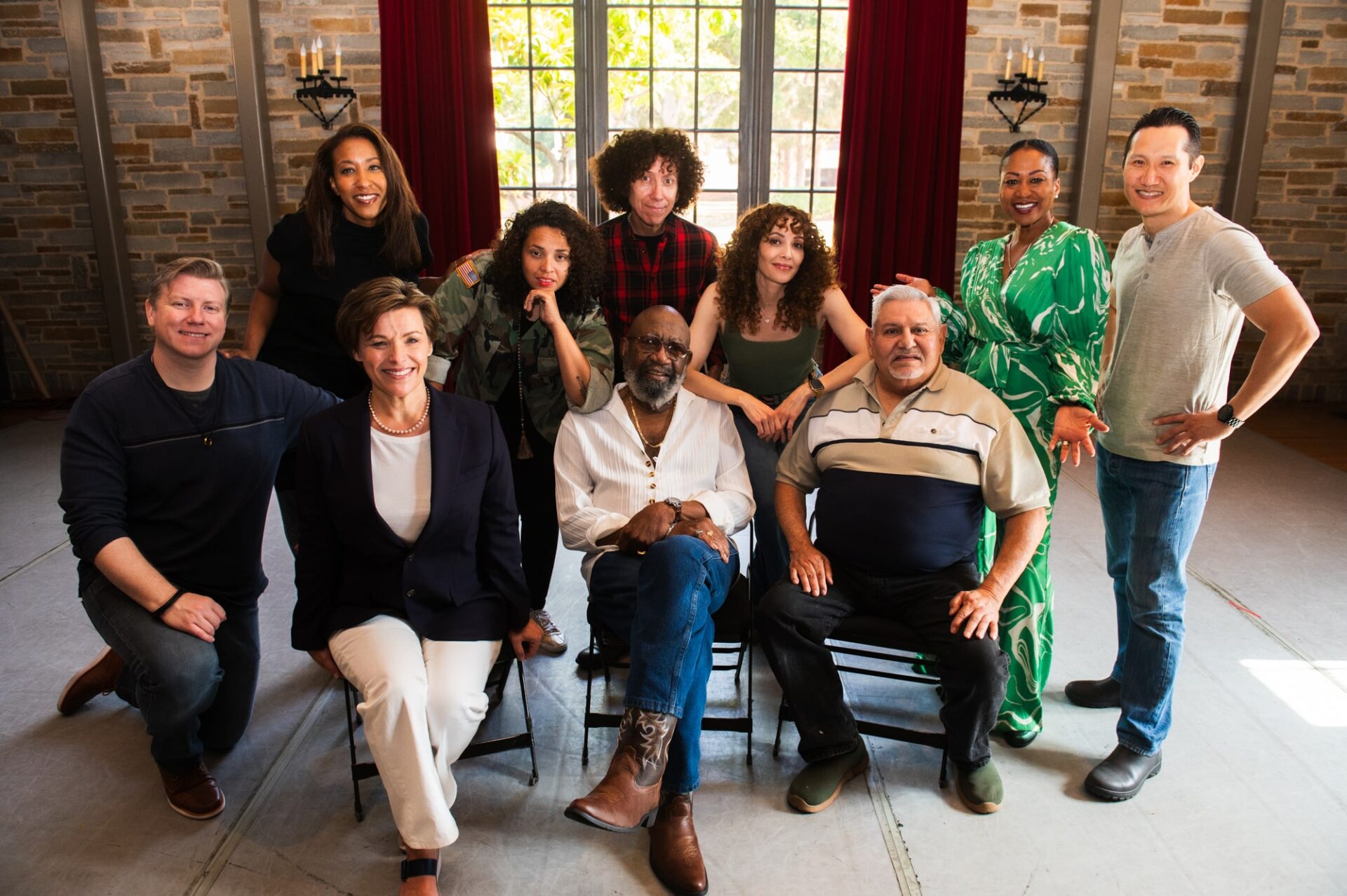 'Beyond the Barracks' enthralls Geffen Playhouse w/veteran stories // The cast of Beyond the Barracks schools the audience on life inside and outside of the uniforms that they honor. Presented by GeffenPlayhouse.org Aug 5, 2024 Photo: Geffen Playhouse 