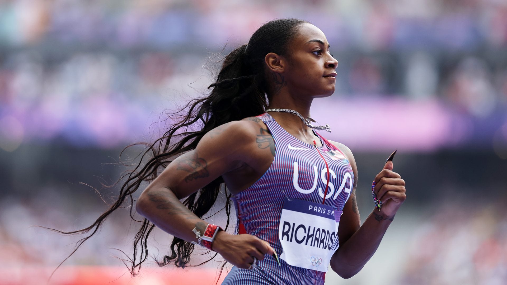 Sha’Carri Richardson Shines And Wins Silver In 100M Olympic Debut