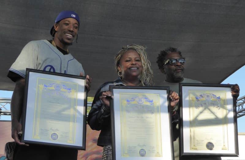 DeMar DeRozan, YOYO and Fuzzy West: Photo Credit, Ricky Richardson