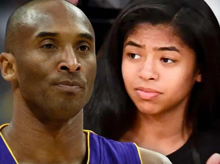 Kobe Bryant's locker sold for $2.88M same day as statue reveal // Kobe and Gianna Bryant - Getty