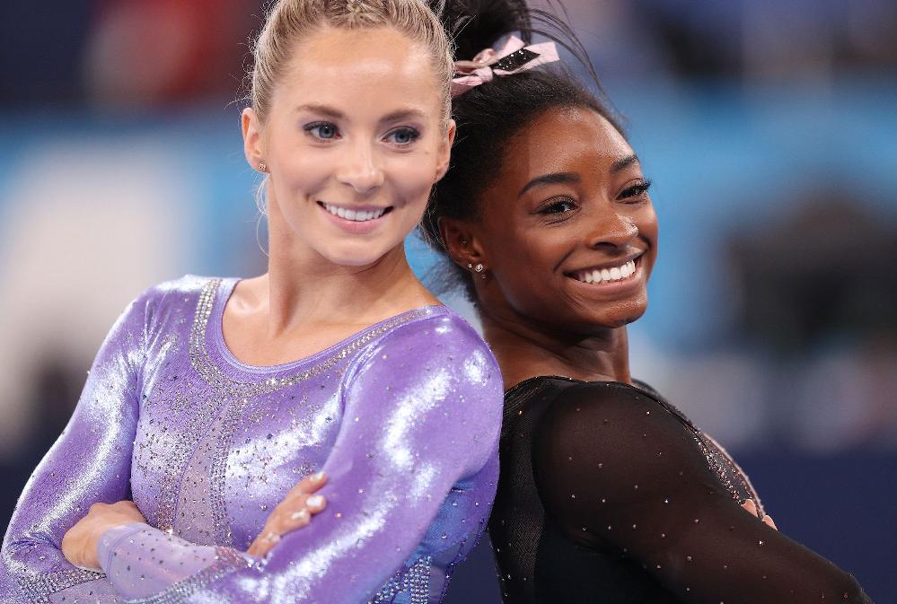 MyKayla Skinner Simone Biles (Patrick Smith-Getty Images-File via CNN Newsource)