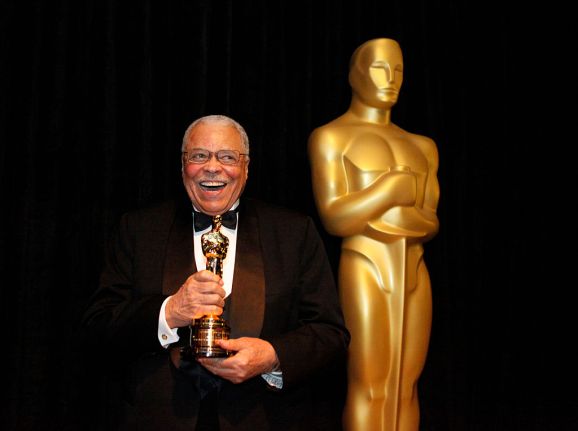 James Earl Jones with his honoroary Oscar at the 84th Annual Academy Awards show at the Hollywood a