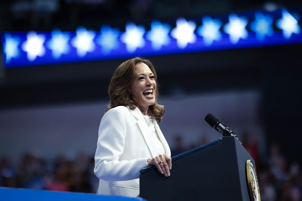 Kamala Harris Campaigns For President In Savannah, Georgia