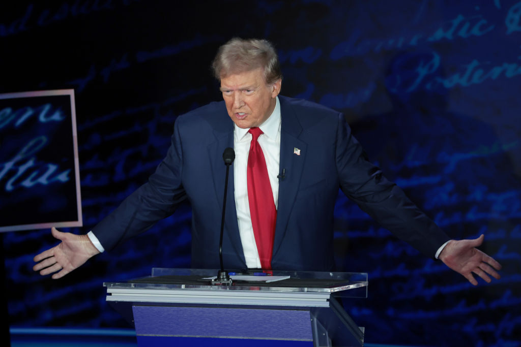 ABC News Hosts Presidential Debate Between Donald Trump And VP Kamala Harris At The National Constitution Center In Philadelphia