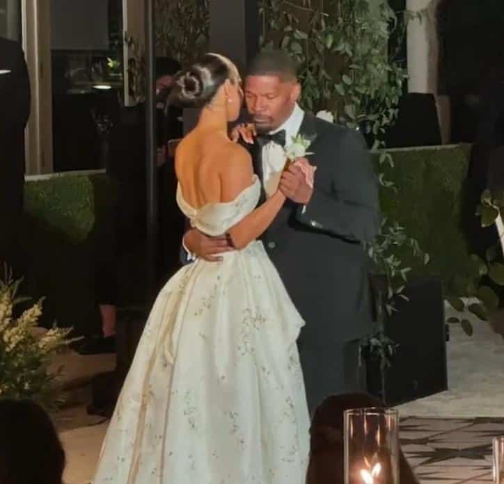 Jamie and Corrine Foxx (father-daughter dance) - via Instagram