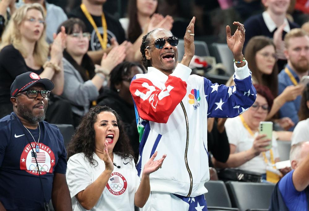 Snoop Dogg at Paris Olympics (Wally Skalij-Los Angeles Times-Getty Images via CNN Newsource)