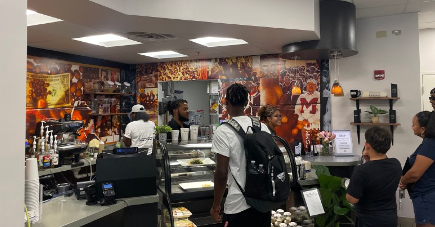 The Black Coffee Company, an Atlanta-based coffee shop brand, has opened its second location on the campus of Morehouse College at 830 Westview Dr. SW. Photo by Laura Nwogu/The Atlanta Voice