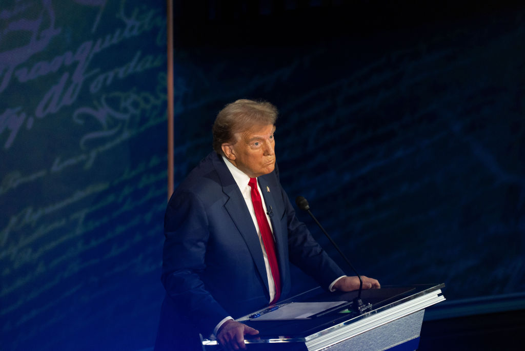 Democratic presidential nominee, U.S. Vice President Kamala Harris and Republican presidential nominee former President Donald Trump Debate