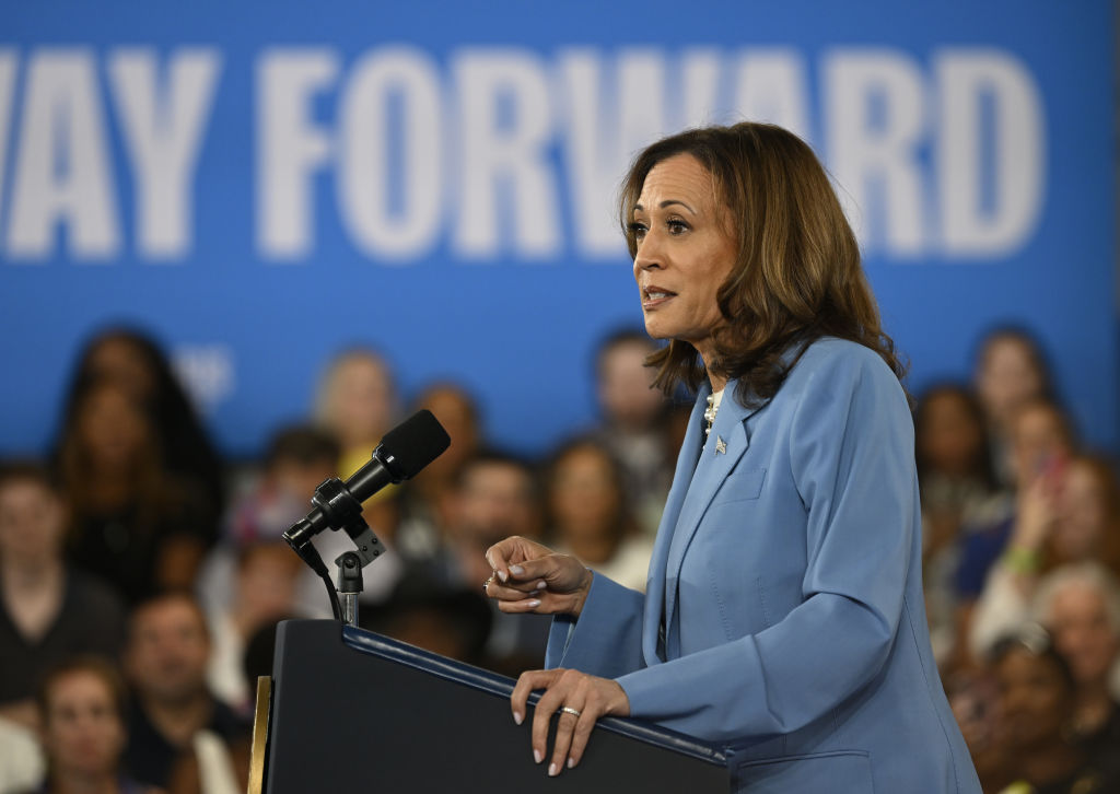 Vice President and assumptive presidential candidate Kamala Harris in North Karolina