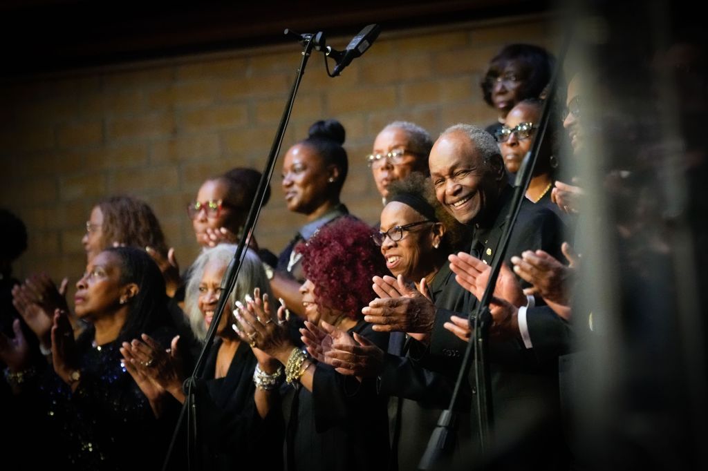 Eric Adams at Black church