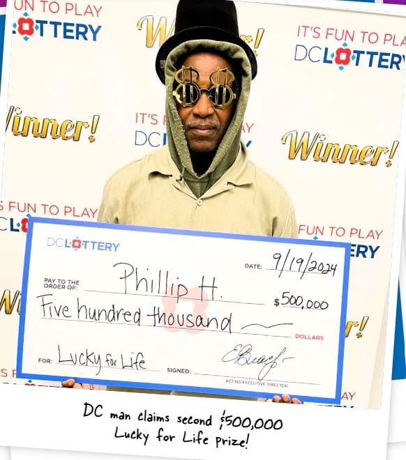 Lottery winner Phillip H