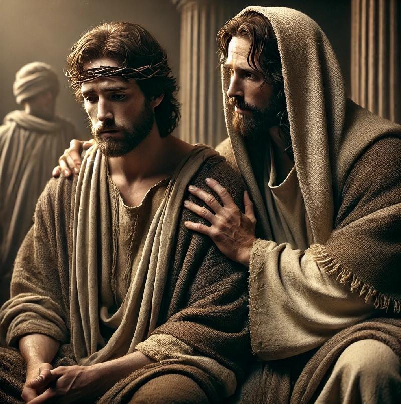 Bible study asked if Judas is in heaven; most say no. // Judas and Jesus Christ - via EURai