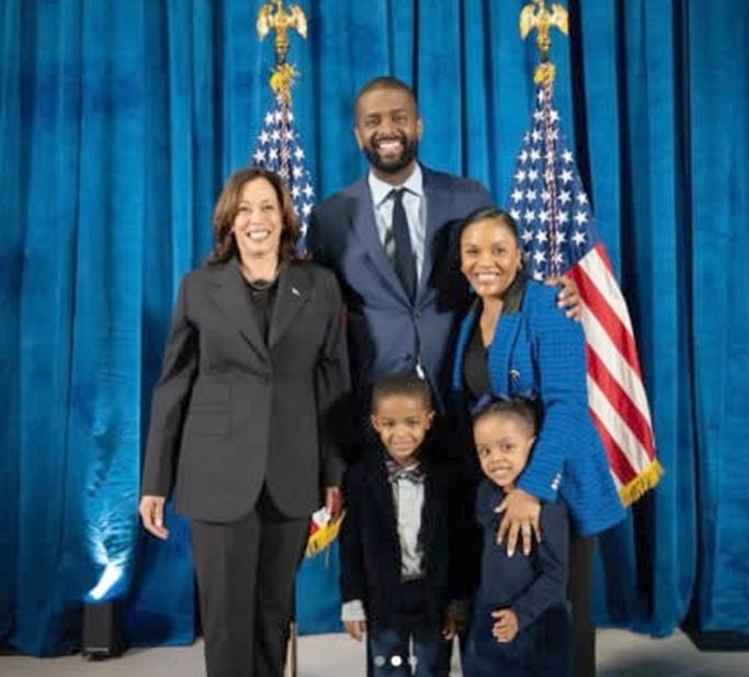 Bakari Sellers sparks talks of Kamala Harris for Supreme Court // Kamala Harris and Bakari Sellers & family