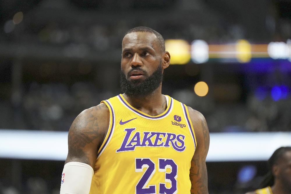 LeBron James has many fans, but a mystery woman stands out // LeBron James (Ron Chenoy-USA Today Sports-Reuters via CNN Newsource)